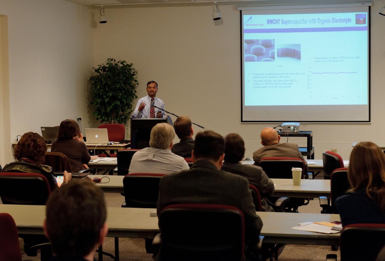 Tech Expo Day at NASA Ames Research Center. Nanosensors with Dr Meyya Meyyappan, Chief Scientist of Nanotechnology