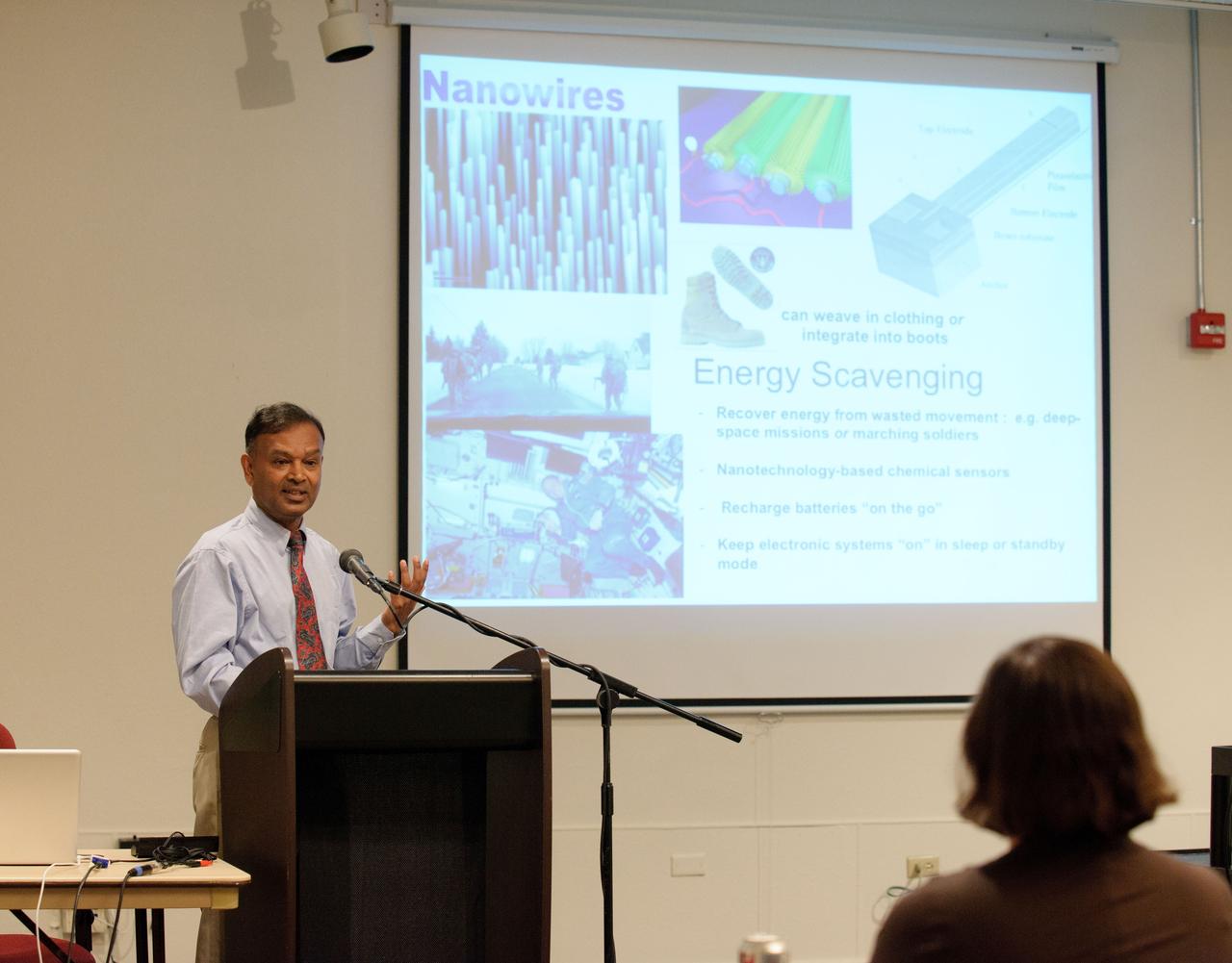 Tech Expo Day at NASA Ames Research Center. Nanosensors with Dr Meyya Meyyappan, Chief Scientist of Nanotechnology