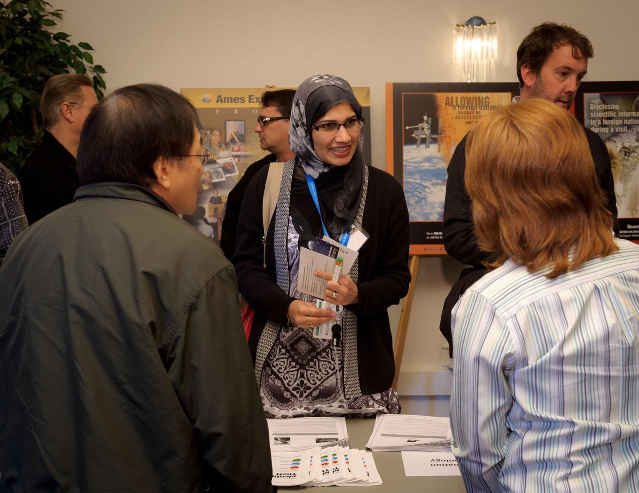 new Employee Orientation held in Building 3 MTCC with Code I - Infromation Technology booth.