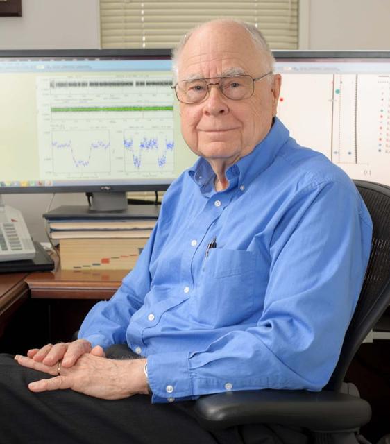 NASA image: The Kepler Mission Science Principal Investigator Dr William 'Bill' Borucki in his office at NASA Ames Research center