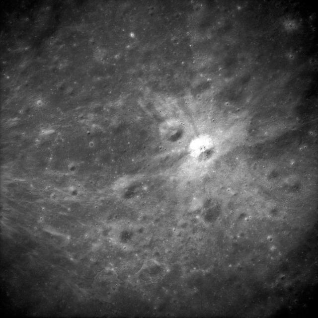 NASA image: View of Apollo 16 landing sites from Apollo 14 spacecraft