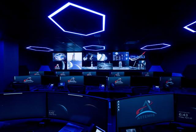 NASA image: Twin Control Rooms at NASA Marshall Support Science, Mission Safety for Artemis