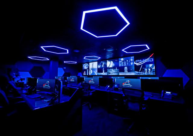 NASA image: Twin Control Rooms at NASA Marshall Support Science, Mission Safety for Artemis