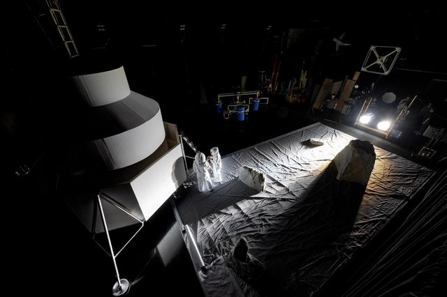 NASA image: NASA Engineers Simulate Lunar Lighting for Artemis III Moon Landing