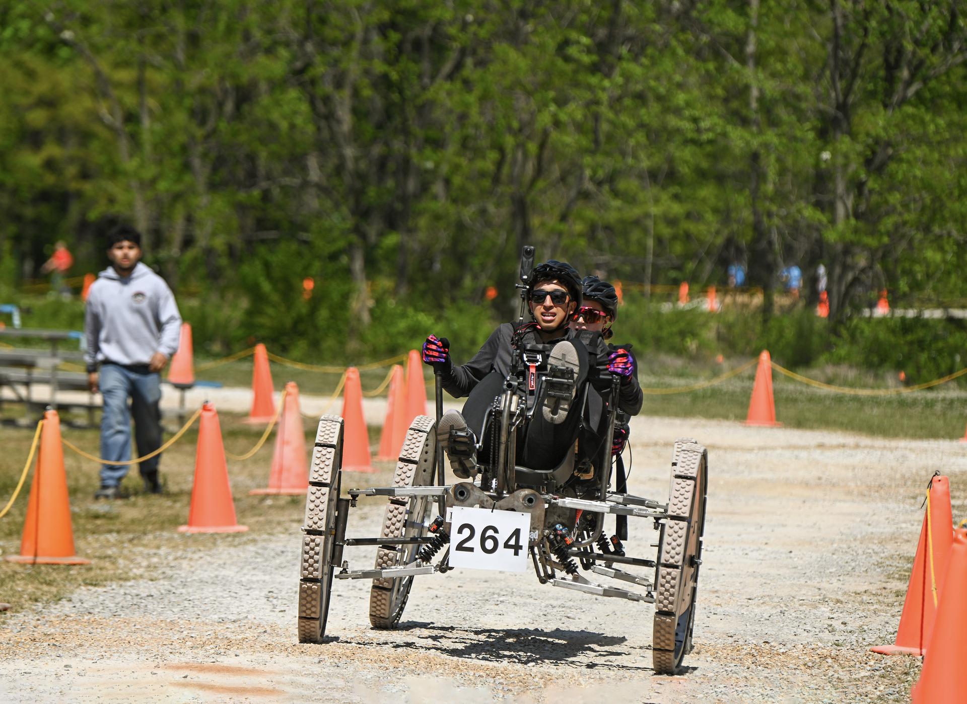 More than 600 students with 44 teams from around the world participated in the 32nd year of NASA’s Human Exploration Rover Challenge (HERC) on April 10 and April 11 near NASA’s Marshall Space Flight Center in Huntsville, Alabama. Participating teams represented 28 colleges and universities, 13 high schools, and one middle school from 18 states, Puerto Rico, and four Artemis Accord countries. Teams were awarded points based on navigating a half-mile obstacle course with either a human-powered or remote-controlled rover, conducting mission-specific task challenges, and completing multiple safety and design reviews with NASA engineers.