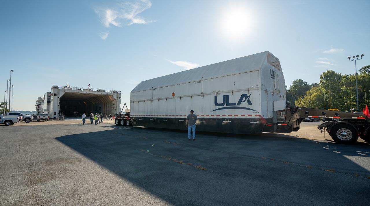 These images and videos show how crews in Alabama prepared the ICPS (interim cryogenic propulsion stage) for NASA’s SLS (Space Launch System) rocket for shipment to Florida between July 29-31. The ICPS in the photos and videos will help power NASA’s Artemis III mission to the Moon. The SLS upper stage is manufactured by United Launch Alliance at its facility in Decatur. Its RL10 engine is produced by Aerojet Rocketdyne, the SLS engines lead contractor, in West Palm Beach, Florida. ULA is working with Boeing, the SLS core stage and exploration upper stage lead contractor, to develop ICPS. ULA’s R/S RocketShip is transporting the flight hardware to its sister facility in Florida near NASA’s Kennedy Space Center for final checkouts. The ICPS for Artemis III is the last of its kind as SLS transitions to its next, more powerful Block 1B configuration with an upgraded upper stage beginning with Artemis IV.  NASA is working to land the first woman and first person of color on the Moon under Artemis. SLS is part of NASA’s backbone for deep space exploration, along with Orion and the Gateway in orbit around the Moon. SLS is the only rocket that can send Orion, astronauts, and supplies to the Moon in a single mission. 
