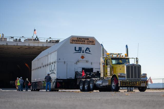 NASA image: NASA SLS Upper Stage Prepped for Shipment to Space Coast