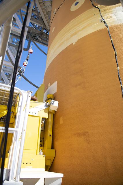 On Jan. 21-22, 2020, crews at Stennis Space Center lifted and installed the first core stage of NASA’s new Space Launch System (SLS) rocket onto the B-2 Test Stand. In upcoming months, a top-to-bottom, integrated series of Green Run tests will be conducted on the stage and its sophisticated systems. Following testing, the stage will be used to help launch the maiden Artemis I test mission of SLS and the Orion spacecraft. Through the Artemis program, NASA will send humans, including the first woman and next man, to the Moon to establish a sustainable presence.