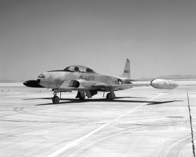 NASA image: T-33A on ramp
