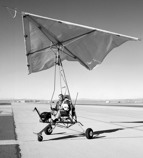 NASA image: Paresev on Taxi Strip