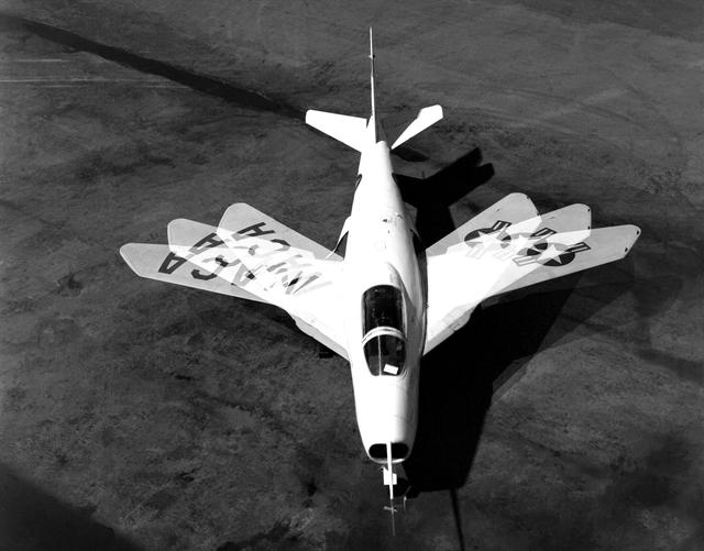NASA image: Bell X-5 Wings Sweep