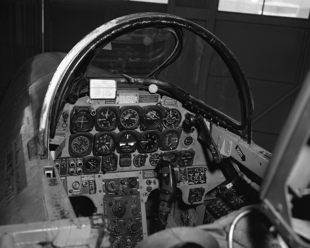 T-33 #351 Cockpit control panel. Feb. 13, 1964
