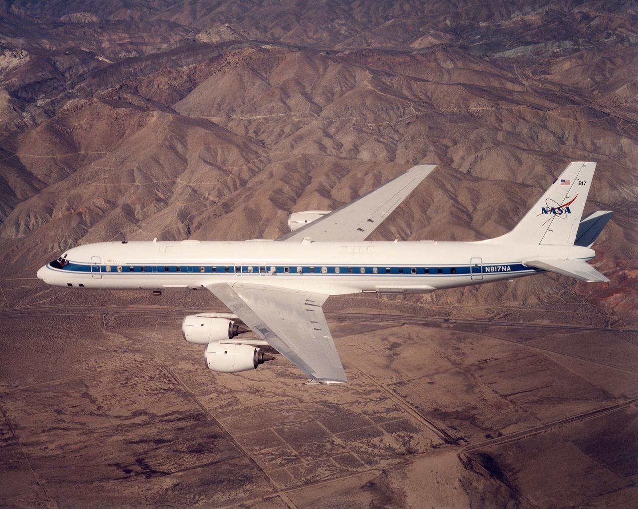 DC-8 Airborne Laboratory in flight
