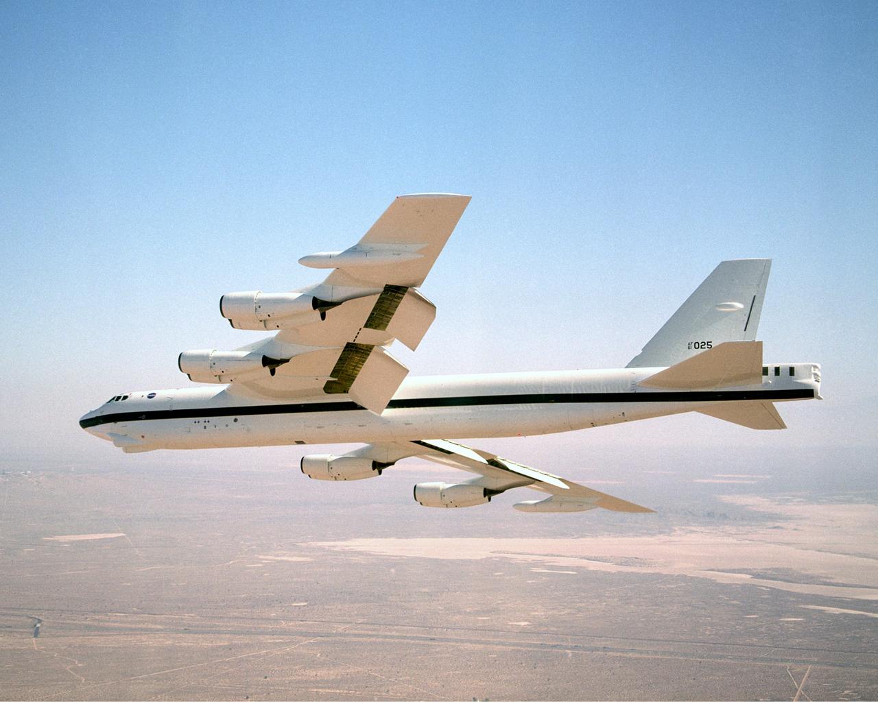 NASA Dryden's B-52H in flight