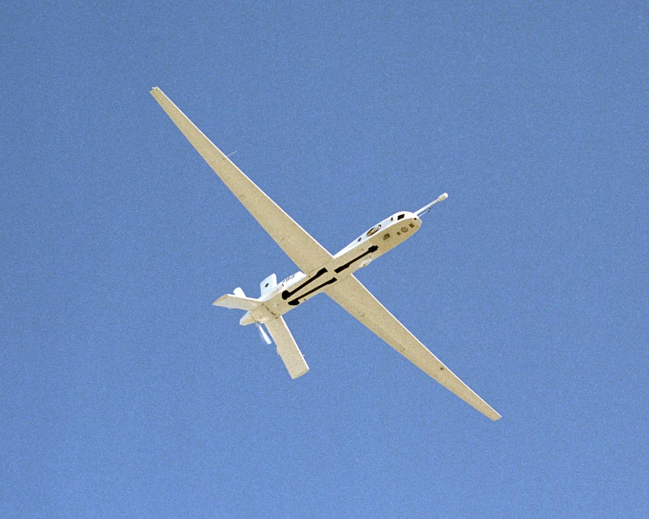 The Altus II remotely piloted aircraft carried a variety of specialized instruments and cameras during a lightning study over Florida during the summer of 2002. 