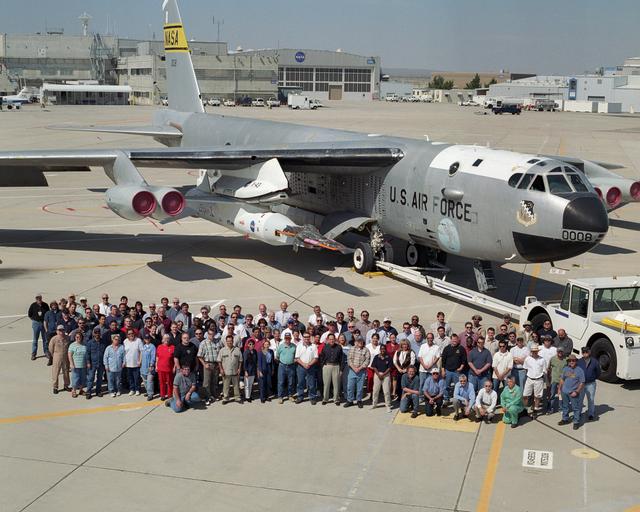 NASA image: The Hyper-X X-43A project team
