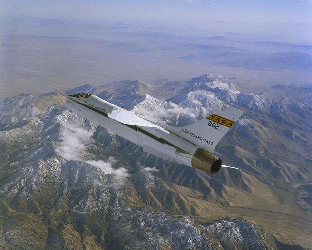 NASA image: F-8 Flies with Apollo Guidance Computer