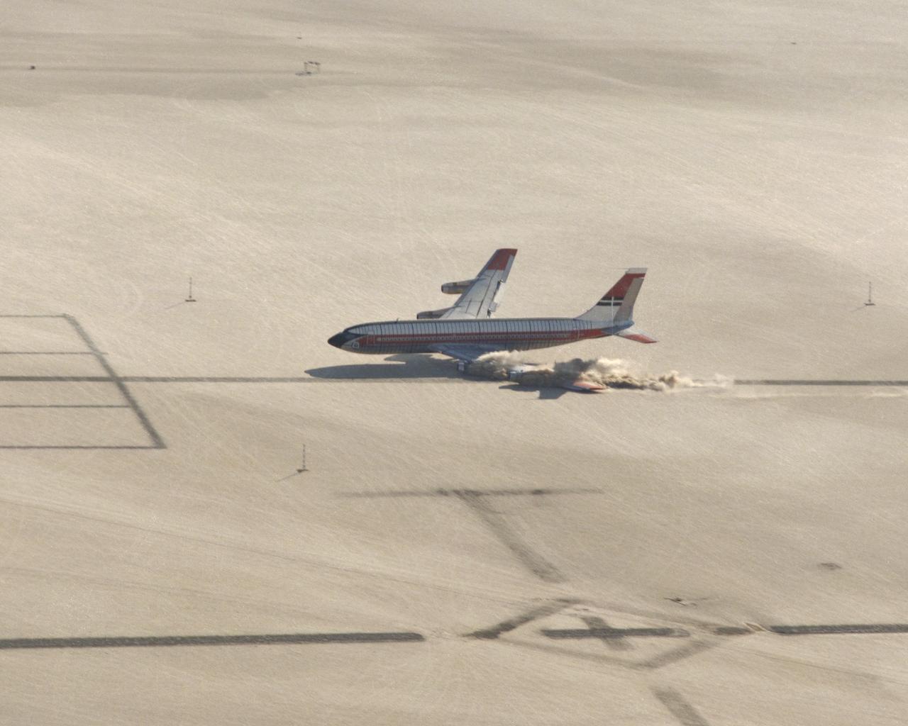 CID (Controlled Imact Demonstrator) Aircraft lakebed skid.