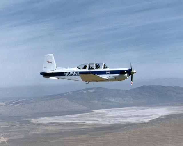 T-34C in flight