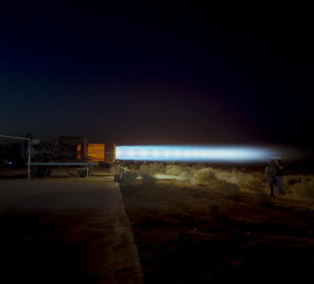 NASA image: J58 Turbojet in Full Afterburner