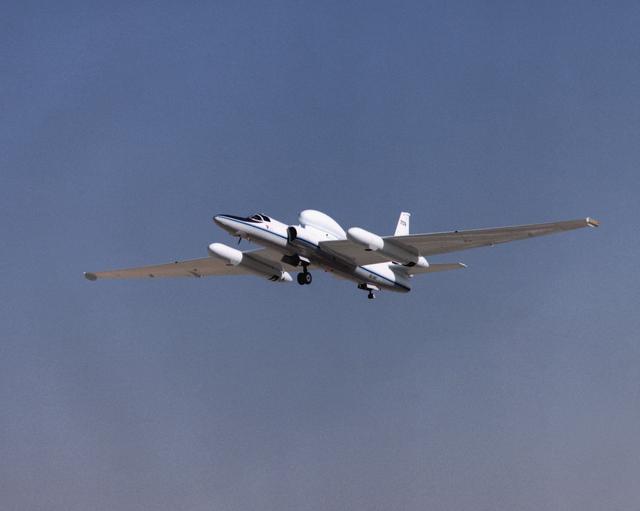 NASA image: Lockheed ER-2 #709 high altitude research aircraft during take off