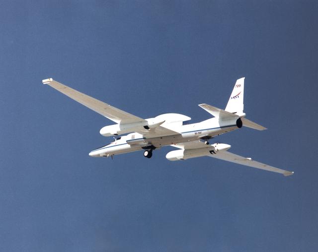NASA image: Lockheed ER-2 #709 high altitude research aircraft in flight