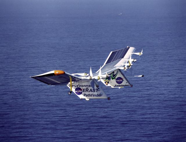 NASA image: Pathfinder-Plus on a flight in Hawaii