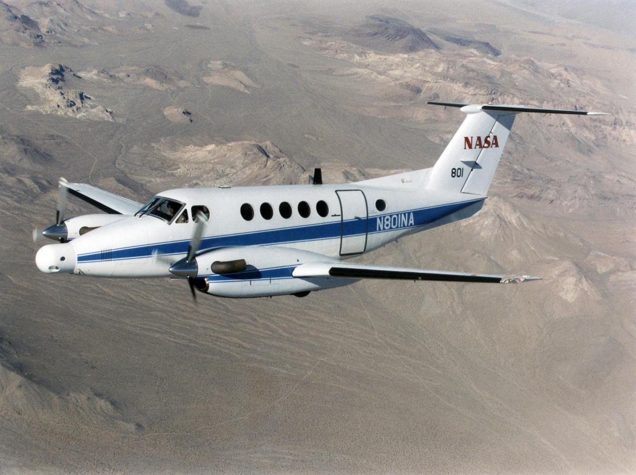 A NASA King Air successfully tested the Advanced Data Acquisition and Telemetry System during a recent series of three research flights.