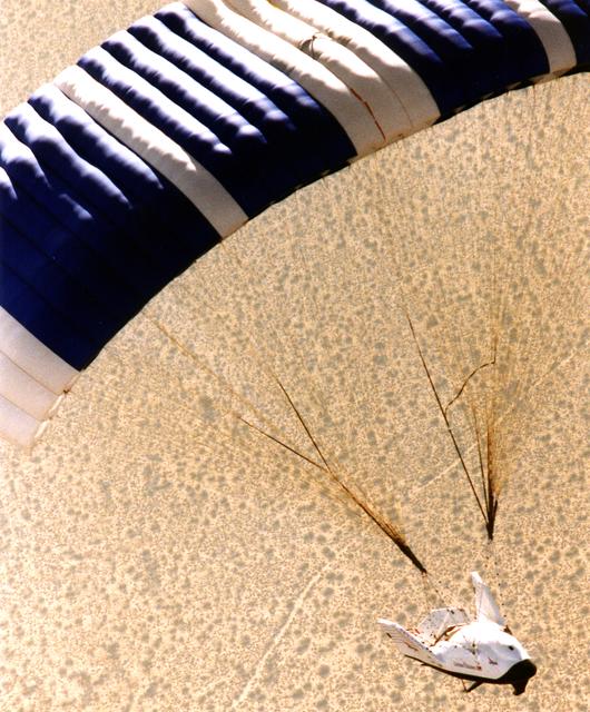 NASA image: X-38 in Flight during Second Free Flight