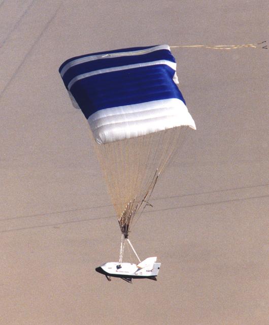 NASA image: X-38 in Flight during Second Free Flight