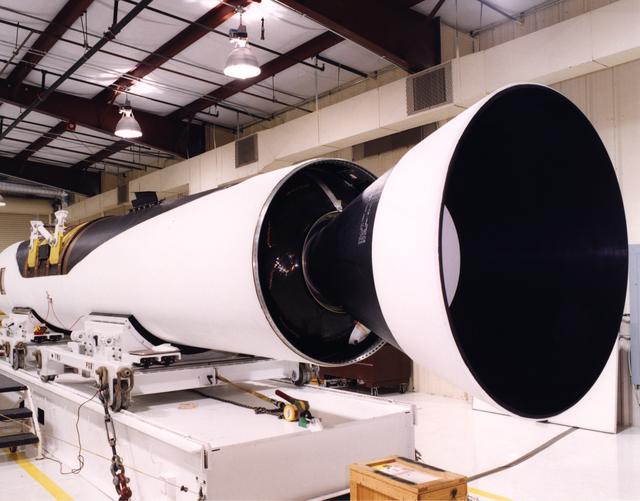 Pegasus Rocket Booster Being Prepared for X-43A/Hyper-X Flight Test