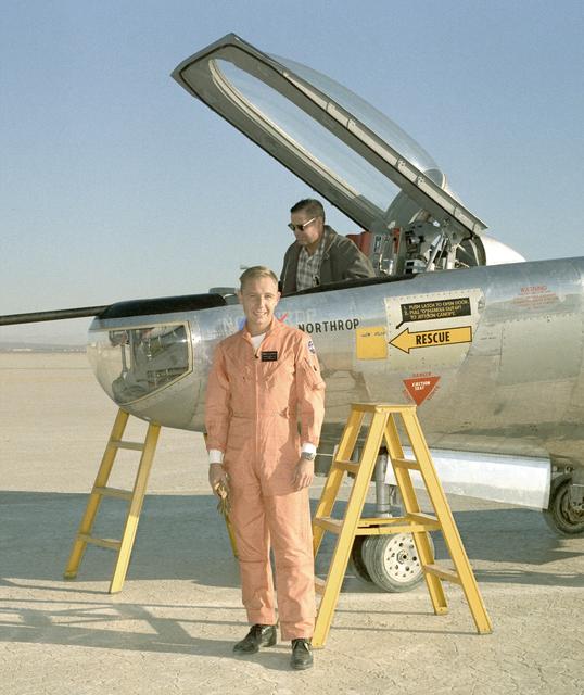 M2-F2 with test pilot Bruce A. Peterson