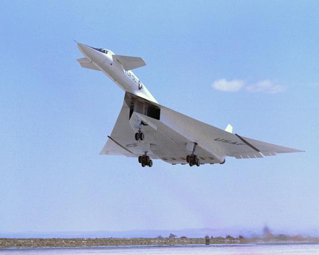 NASA image: XB-70A during take-off