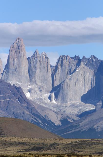 NASA image: The Cuernos del Paine mountains in Torres del Paine National Park in Chile, photographed during NASA's AirSAR 2004 campaign