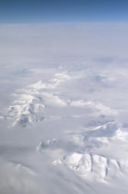 NASA image: The Larsen Ice Shelf in Antarctica viewed from NASA's DC-8 aircraft during the AirSAR 2004 campaign