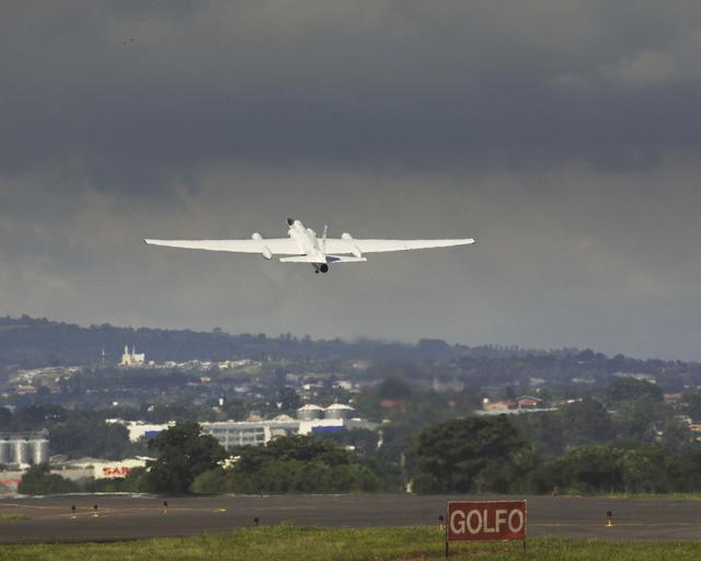NASA image: NASA ER-2 flys over Hurricane Dennis during TSCP mission.
