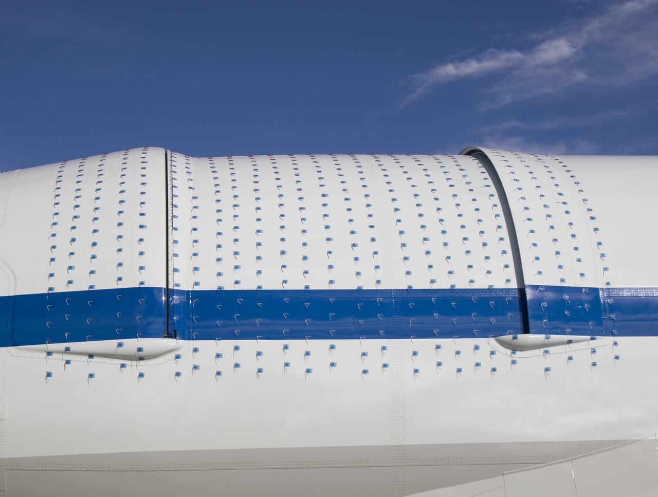 NASA's Stratospheric Observatory for Infrared Astronomy, or SOFIA, arrived at NASA's Dryden Flight Research Center at Edwards Air Force Base, Calif. on May 31, 2007. The heavily modified Boeing 747SP was ferried to Dryden from Waco, Texas, where L-3 Communications Integrated Systems installed a German-built 2.5-meter infrared telescope and made other major modifications over the past several years. SOFIA is scheduled to undergo installation and integration of mission systems and a multi-phase flight test program at Dryden over the next three years that is expected to lead to a full operational capability to conduct astronomy missions in about 2010. During its expected 20-year lifetime, SOFIA will be capable of "Great Observatory" class astronomical science, providing astronomers with access to the visible, infrared and sub-millimeter spectrum with optimized performance in the mid-infrared to sub-millimeter range.