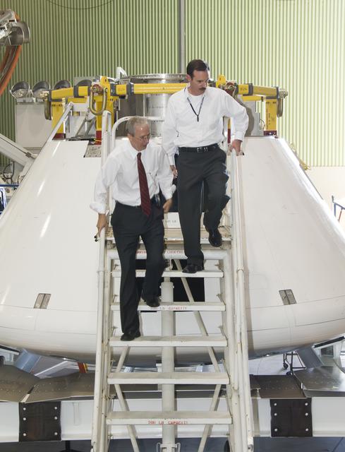 NASA image: NASA Armstrong Prepares Orion for Pad Abort-1 Safety Test