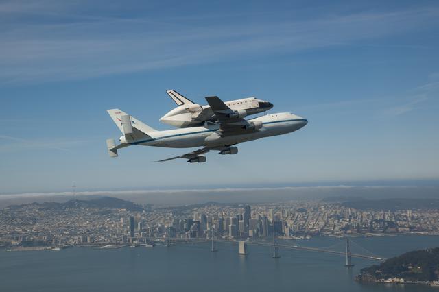 NASA image: Space Shuttle Endeavour Toured California in 2012