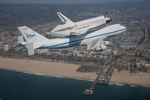 NASA image: Space Shuttle Endeavour Toured California in 2012