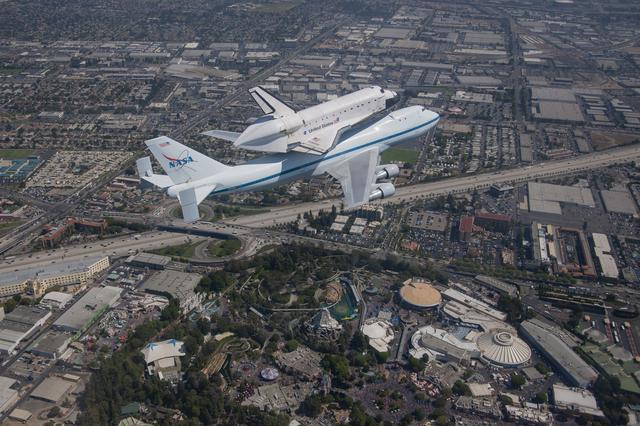 NASA image: Space Shuttle Endeavour Toured California in 2012