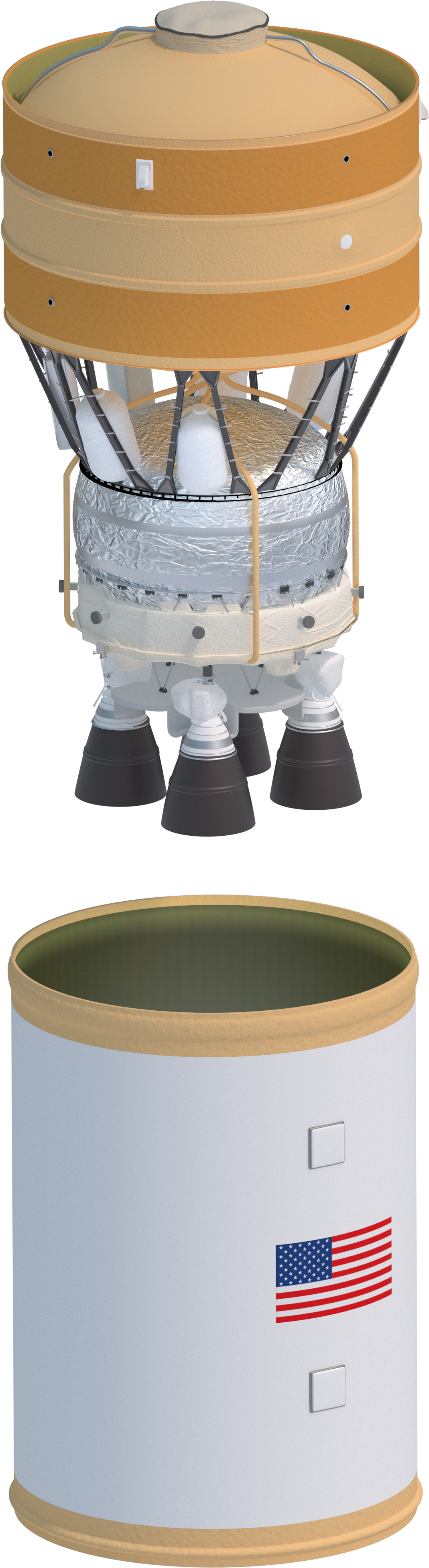Exploration Upper Stage - EUS - Illustration