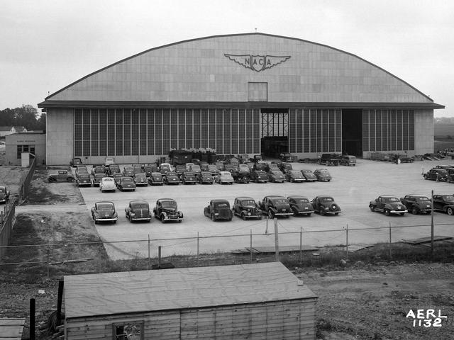 NASA image: Flight Research Building at the Aircraft Engine Research Laboratory