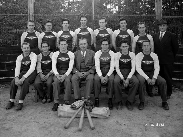 NASA image: AERL Baseball Team
