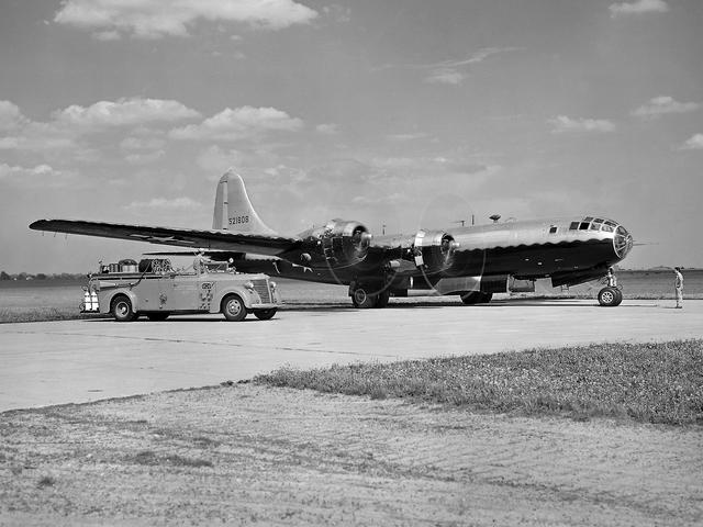 NASA image: Boeing B-29 Superfortress at the Lewis Flight Propulsion Laboratory