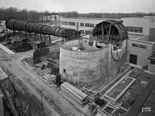 NASA image: Construction of the 8- by 6-Foot Supersonic Wind Tunnel