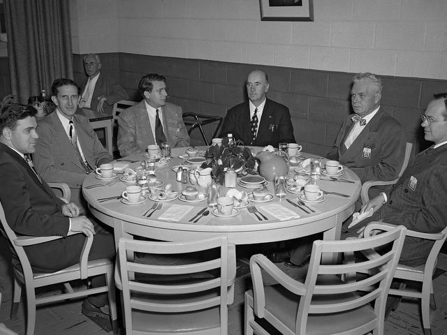 NASA image: Dr. Igor Sikorsky Visits the Lewis Flight Propulsion Laboratory