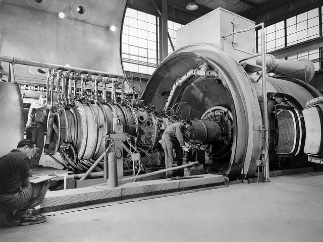 NASA image: Wright XRJ47-W-5 Ramjet in the New Propulsion Systems Laboratory