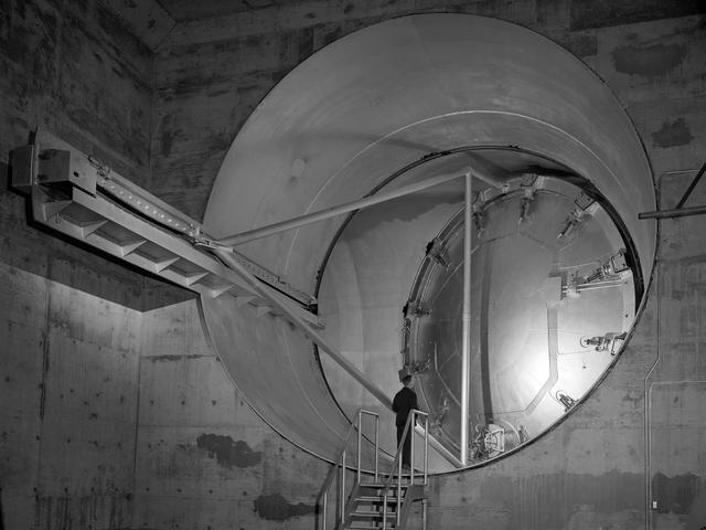 NASA image: Large Swing Valve in the 10- by 10-Foot Supersonic Wind Tunnel