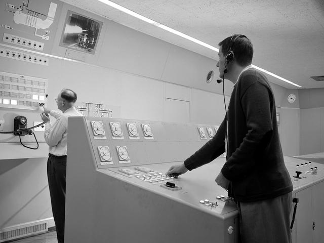 NASA image: Control Room at the NACA’s Rocket Engine Test Facility